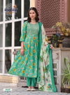 Kalki Vol 1 By Radhika Printed Anarkali Kurti With Bottom Dupatta Wholesale Shop In Surat
